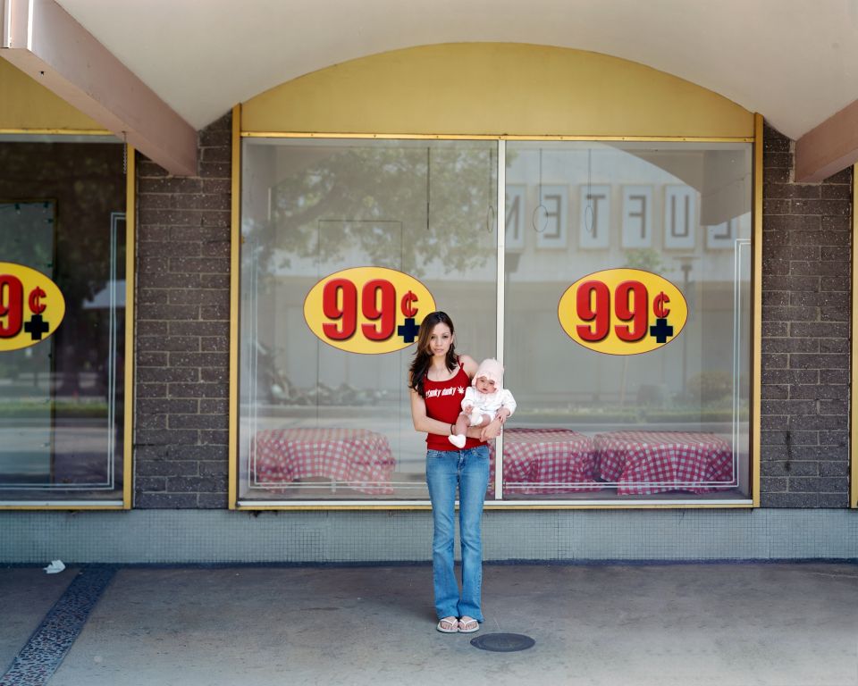 Maria and her baby, Fresno, CA. 2004