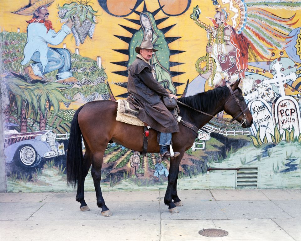 Tony and his horse Max, Fresno, CA, 2003