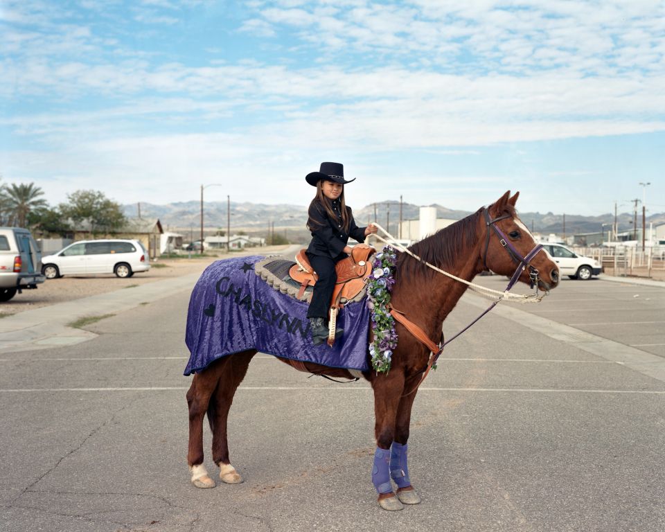 Chaslynn and Dixie, Parker, AZ, 2004