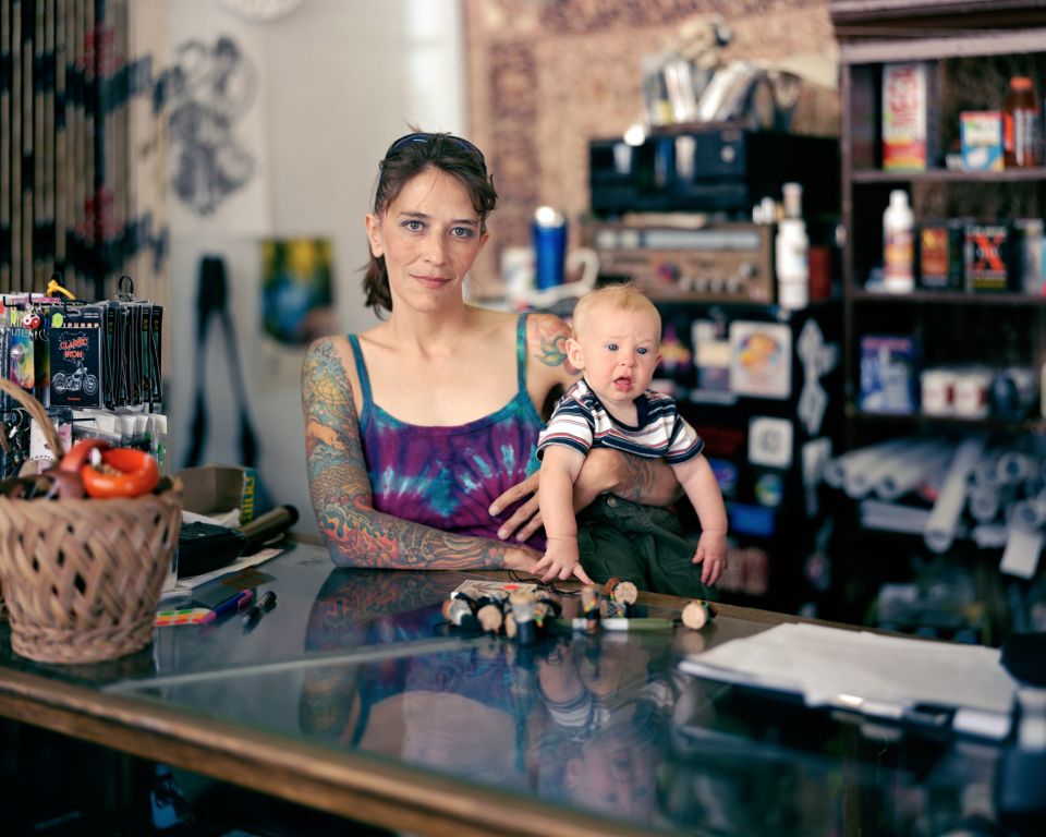 Terri and her Baby, Laramie, WY, 2005
