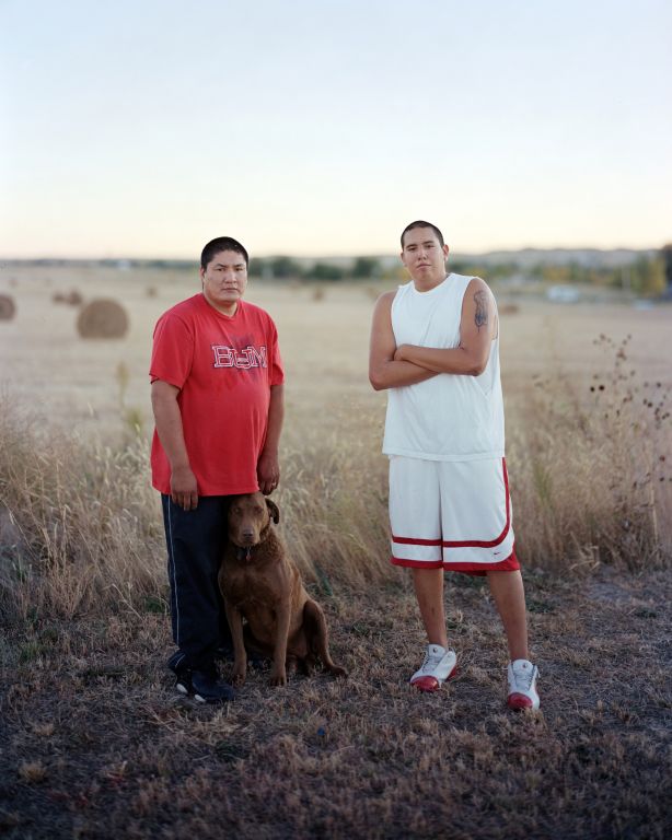 William and Morgan, Pine Ridge, SD, 2005